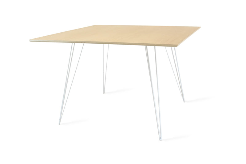 Williams Dining Table - Large Square - Tronk - Tables + Desks - Maple - Blood Red - HORNE