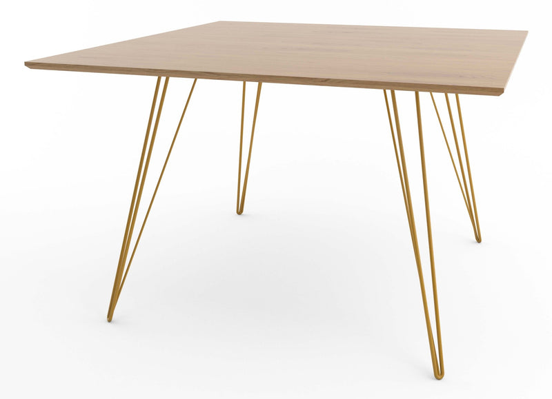 Williams Dining Table - Large Square - Tronk - Tables + Desks - Maple - Blood Red - HORNE