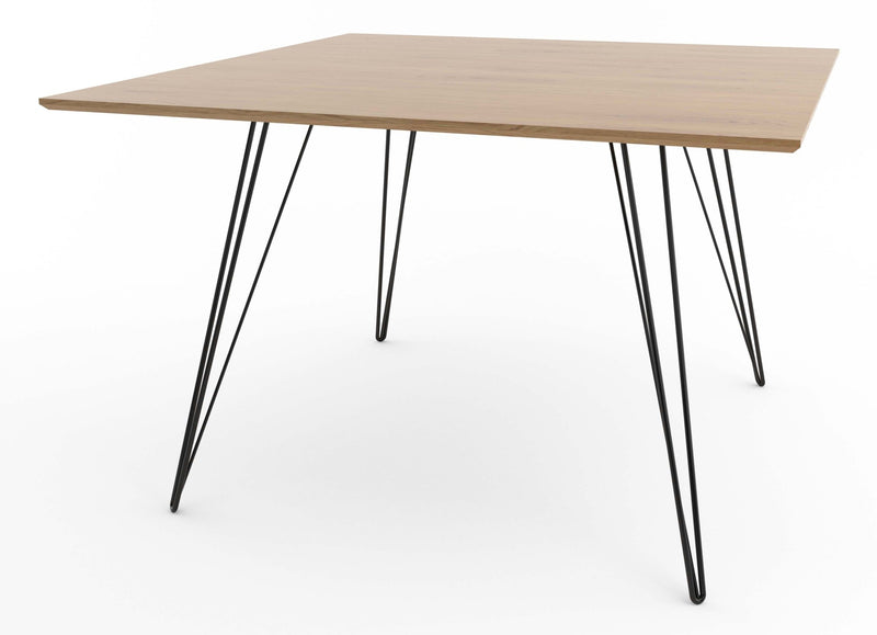 Williams Dining Table - Large Square - Tronk - Tables + Desks - Maple - Blood Red - HORNE