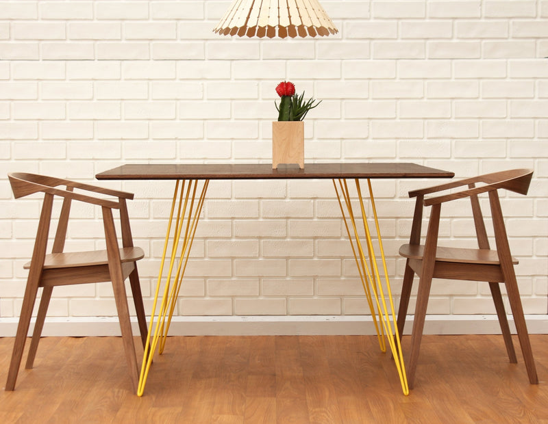 Williams Dining Table - Large Square - Tronk - Tables + Desks - Maple - Blood Red - HORNE