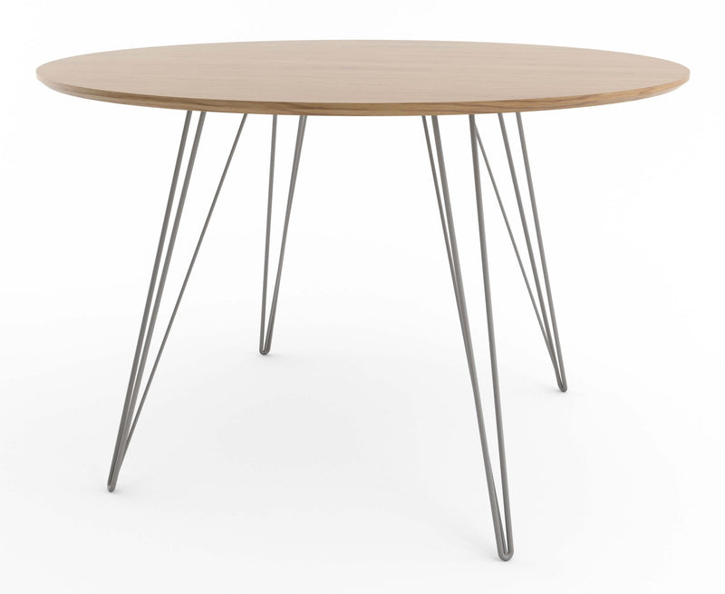 Williams Dining Table - Small Circle - Tronk - Tables + Desks - Maple - Blood Red - HORNE