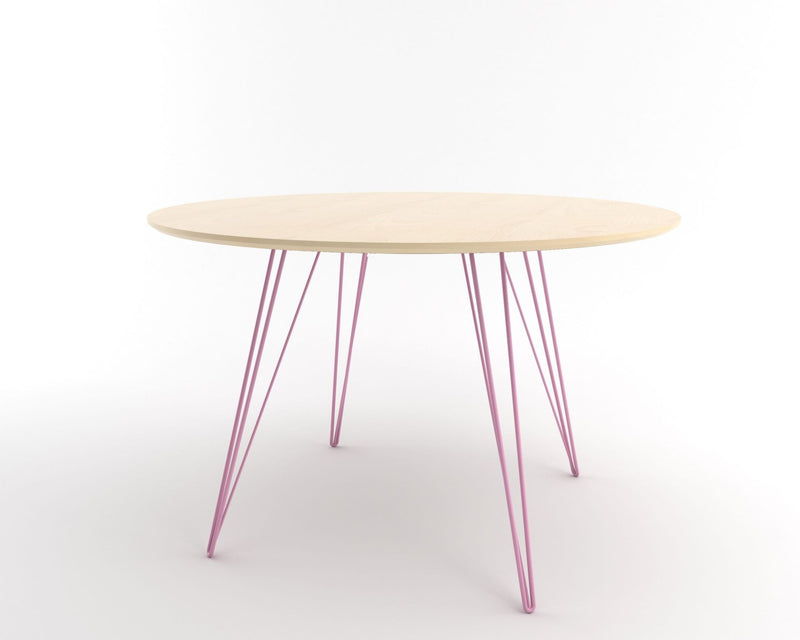 Williams Dining Table - Small Oval - Tronk - Tables + Desks - Maple - Blood Red - HORNE