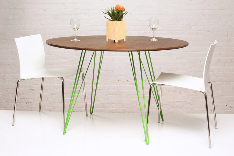 Williams Dining Table - Small Oval - Tronk - Tables + Desks - Maple - Blood Red - HORNE