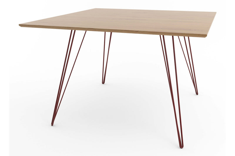 Williams Dining Table - Small Rectangle - Tronk - Tables + Desks - Maple - Blood Red - HORNE