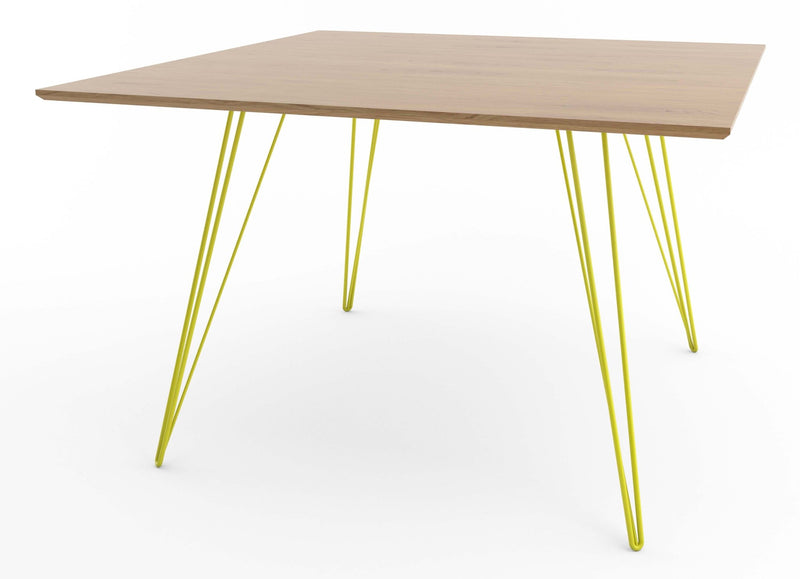 Williams Dining Table - Small Square - Tronk - Tables + Desks - Maple - Blood Red - HORNE