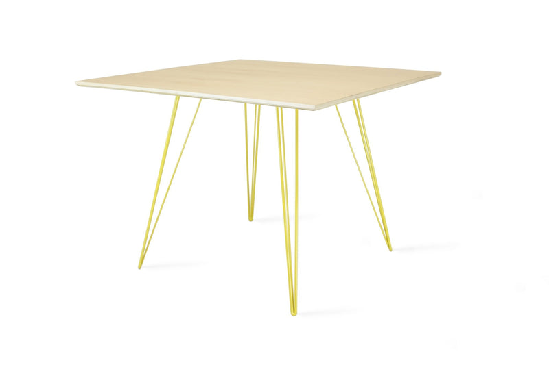 Williams Dining Table - Small Square - Tronk - Tables + Desks - Maple - Blood Red - HORNE
