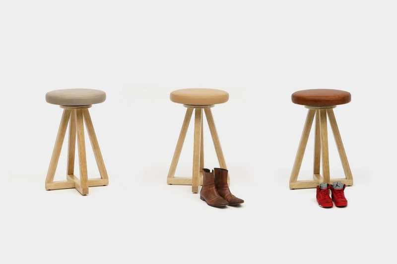 X2 Stool - Artless - Stools + Benches + Ottomans - Walnut - Blackbean - HORNE